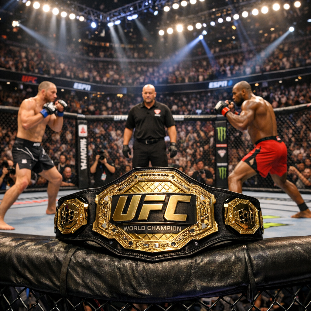 UFC octagon ready for Connor McGregor's next fight