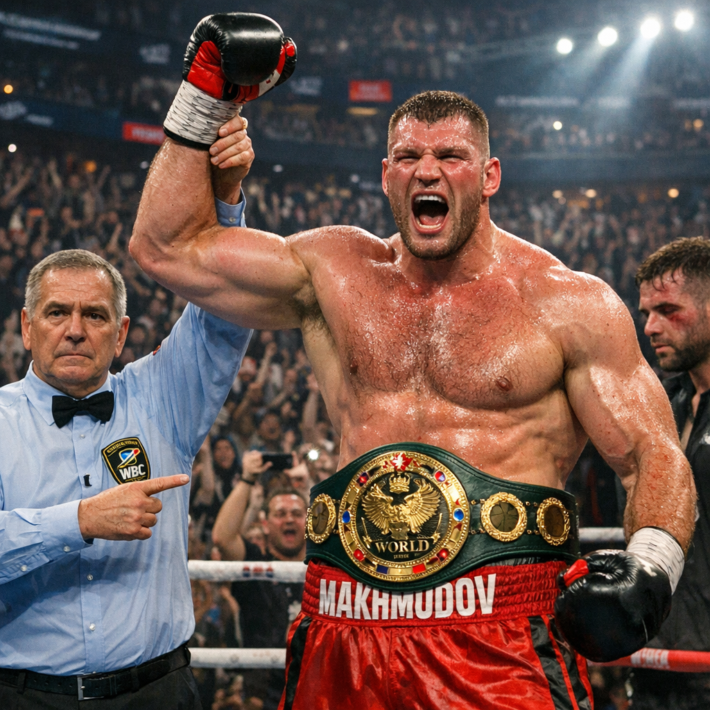 Arslanbek Makhmudov preparing for the fight against Tyson Fury