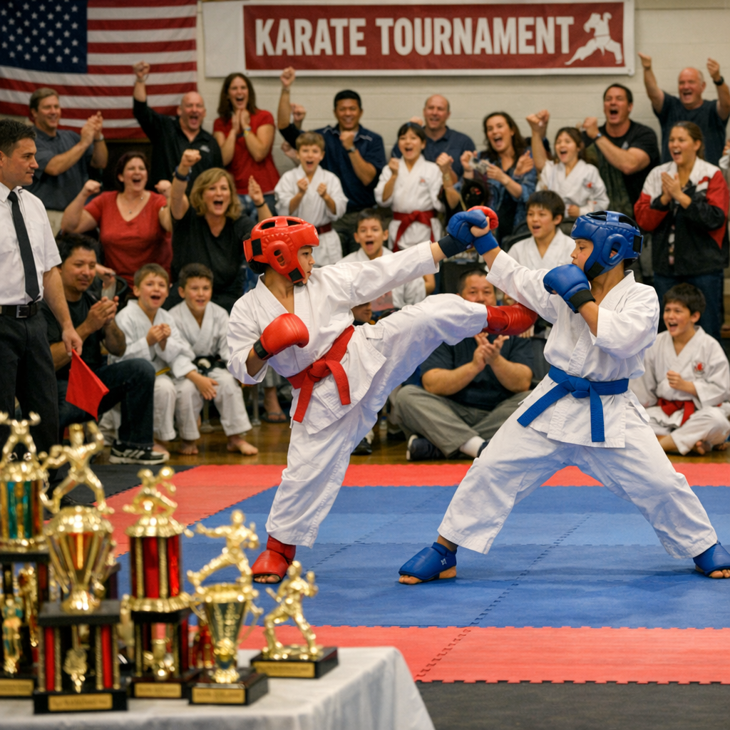 Karate tournament showcasing community spirit and engagement