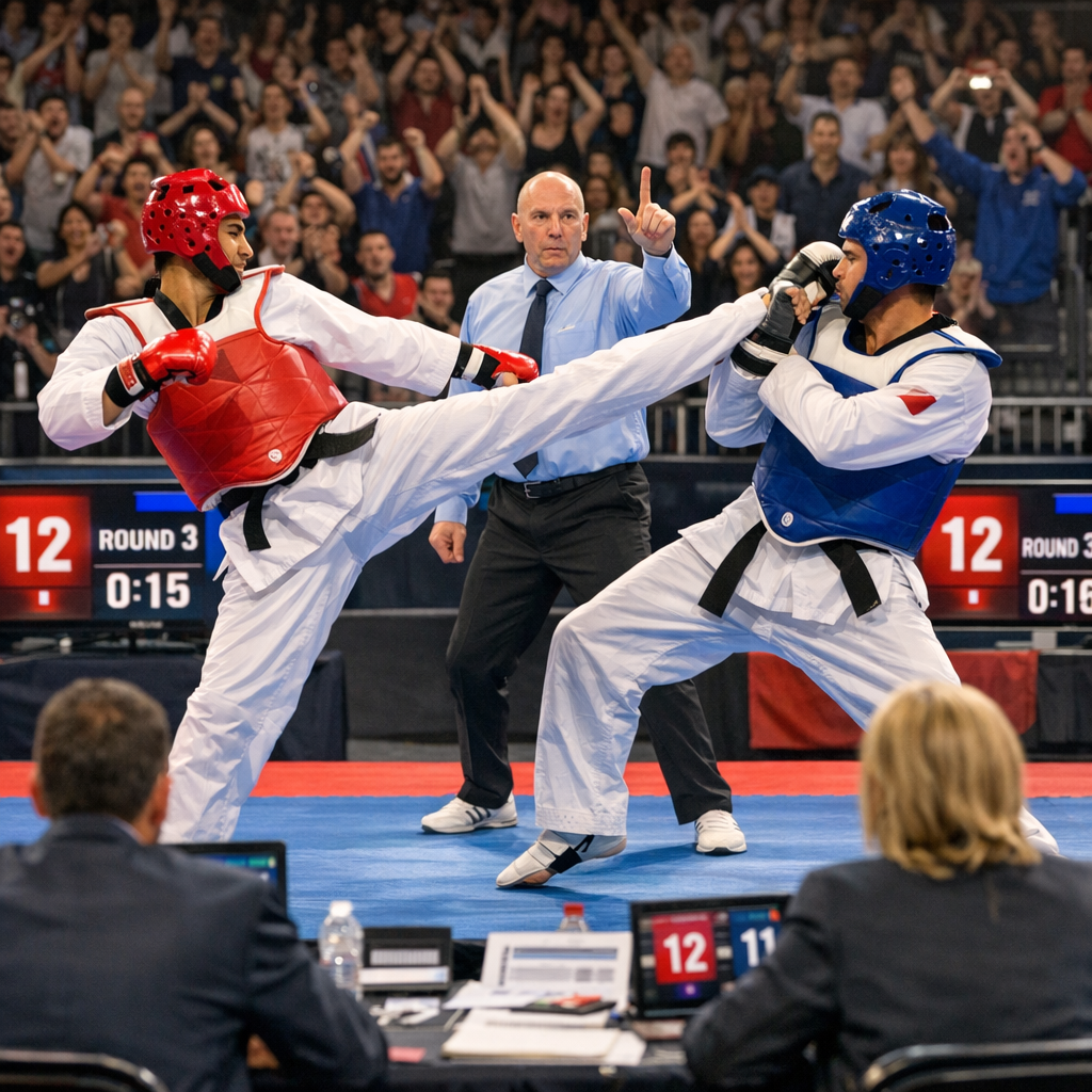 martial arts competition rules in action